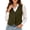 Green, variant on Women's Faux Suede Sleeveless Vest V Neck Button Down Business Casual Waistcoat Retro Layering Tank Jacket for Daily office Wear Wine