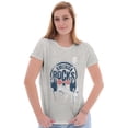 thumbnail image 5 of America Rocks Patriotic Headphones Unisex Plus Fleece Graphic Sweatshirt Brisco Brands 2X, 5 of 6