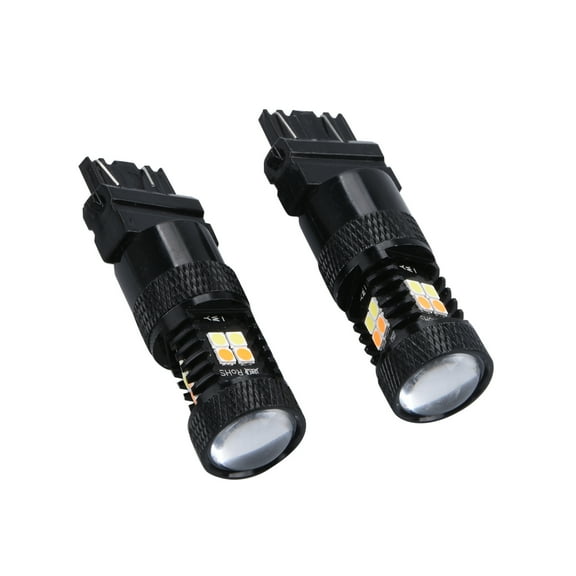 3157 Switchback LED Turn Signal Lights Anti Hyper Flash WHITE AMBER Dual Color TAPDRA Spare Part