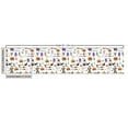 thumbnail image 3 of Ambesonne Halloween Fabric by the Yard Upholstery, Vampire Pumpkin Flower, 2 Yards, Marigold Violet and Grey, 3 of 5