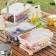 thumbnail image 3 of Fridge Organizer with Lids & Handle, Reusable Food Storage Containers Vegetable Fruit Keepers for Home/Picnic, 3 of 5