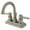 Satin Nickel, variant on Elements Of Design Es8661dl Twin Lever Handles 4" Centerset Bathroom Faucet - Chrome