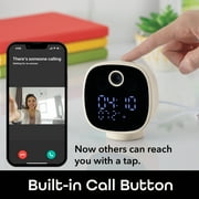 Geeni Serenity Smart Clock Camera | Baby Security Camera | 1080p HD Home Security with WiFi Voice Control | Lullabies 2-Way Audio | Night Light | Compatible with Alexa & Google Home