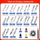 thumbnail image 5 of Kit de 24 Tipos de Conectores de Terminales de Cables Eléctricos para Automóvil - 459 Piezas de Conectores de Crimpado Eléctricos Automotrices de 1 A 3,5 mm, 5 of 5