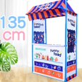 thumbnail image 2 of Tienda de Helados Hugo Carrito de Negocios Juguete Azul, 2 of 7