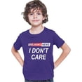 thumbnail image 2 of Go All Out Breaking News I Don't Care Funny Sarcastic Humor T-Shirt Mens/Women/Youth, 2 of 5