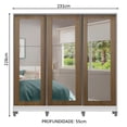 thumbnail image 3 of Ropero Closet Madesa 3 Puertas 3 Espejos con Pies BM, 3 of 5