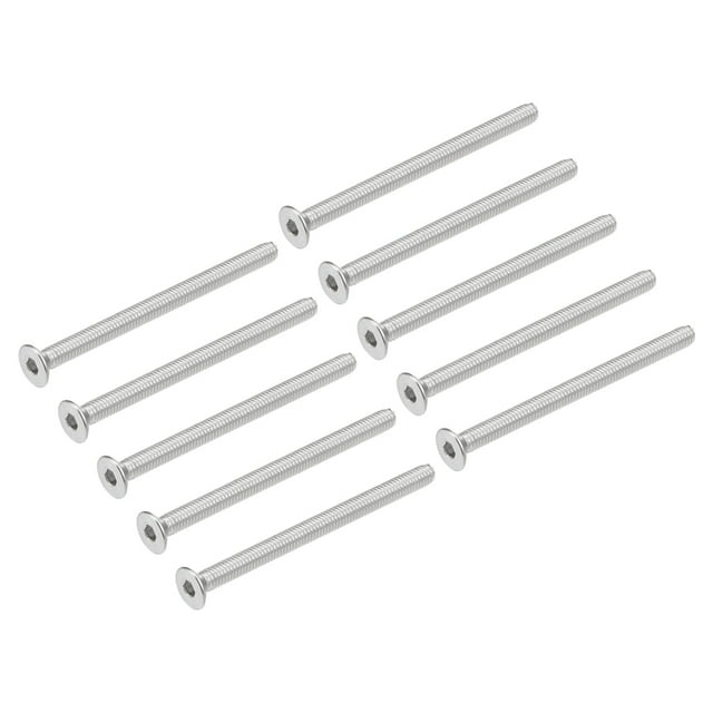 Unique Bargains Vis à Tête Plate M3x40mm Vis Hexagonale Intérieure en Acier Inoxydable 304 Boulons 20 Pcs