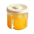 thumbnail image 1 of Cateissary Dispensador de bebidas heladas con grifo para preparar tés y jugos. Dispensador de agua de plástico con grifo. Cocina y Comedor mi 4L, 1 of 6