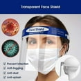 thumbnail image 5 of Safety Full Face Shield Clear Protector Work Medical Dental, Standard Size 10 pcs, 5 of 6
