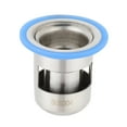 thumbnail image 5 of Floor drain, Stainless Steel Floor Drain with Strainer Filter, Anti-Odour Floor Siphon Bathroom Drainage Gully Core Thicken (Large 304 floor drain core short style), 5 of 8