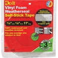 thumbnail image 2 of Thermwell Do It PVC Foam Weatherstrip Tape - Closed Cell Vinyl - 1/4X1/8"X17', Multicolor, 2 of 2