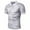 White, variant on IROINNID Men's Printed Lapel Zip Casual Short Sleeve Beach Shirt