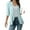 Blue, variant on Women Casual Lightweight Cardigan Short Sleeve Draped Open Front Soft Cardigans with Pockets