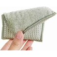 thumbnail image 4 of 6pcs Washable Reusable Dishwashing Sponge,double Sided Dishwashing Sponges,super Absorbent And Compostablegreen, 4 of 5