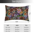 thumbnail image 2 of Cauagu Vintage Floral Print Pillow Covers with Envelope Closure,1PC Pillow Cases Decorative Pillow Case for Bed & Couch, Pillows Not Included-20"x30", 2 of 6