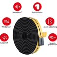 thumbnail image 5 of Adhesive Weather Stripping Foam Tape 12mm(W) x 6mm(T)2 Rolls,Total 10M Long, 5 of 5