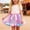 Purple, variant on ZHOGXU Big Kids Girls Skirt Elastic Waist Color Block Mesh Bow Design Comfortable Stylish Skirts For Carnival Party And Daily Wear Purple 6-8 Years