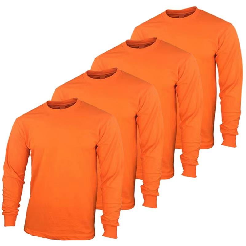 Goyoma 4 PCS Safety High Visibility Long Sleeve Construction Work