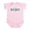 Petal Pink, variant on CafePress - Made In New Jersey Infant Bodysuit - Baby Light Bodysuit, Size Newborn - 24 Months