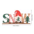 thumbnail image 2 of OULII Delicate Decor Letter Shape Multi-colored Wood Desktop Decoration Sign 1Pack, 2 of 5