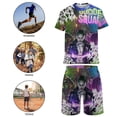 thumbnail image 4 of Kids Suicide Squad Athletic T-Shirt And Mesh Shorts Outfit Set Mesh Clothing Set for Boys, 4 of 7