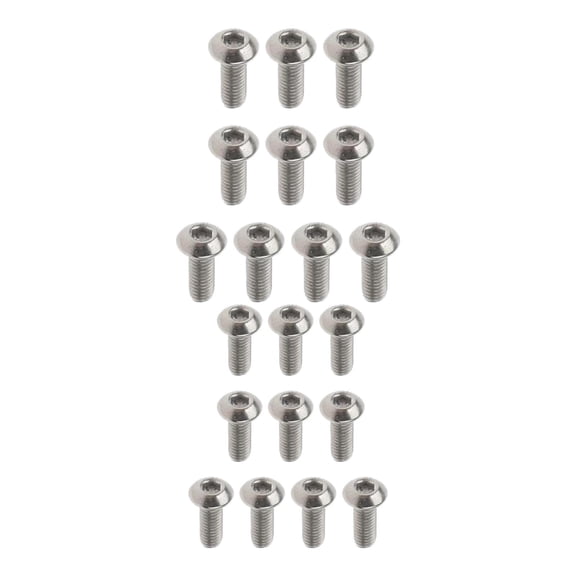 20x GR1 Titanium Alloy Agon Button Head Cap Bolts Screw