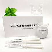 LOOKS'NSMILES Professional Home Teeth Whitening Kit with money back GUARANTEE