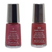 Mavala Mini Nail Polish 5ml - 9 Lisboa - 364 Cape Town - Combi Pack