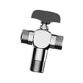 thumbnail image 4 of Válvula del desviador del desviador de grifo 1 en 2 Out Bibcock Conector del conector del conector multifuncional Multifuncional Conector de diversión argén, 4 of 8