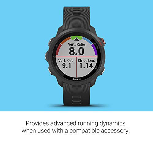 hverdagskost Søgemaskine optimering partner Garmin Forerunner 245 Music, GPS Running Smartwatch with Music and Advanced  Dynamics, Black - Walmart.com