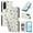A, variant on Wallet Case for Samsung Galaxy A17 5G, Flower PU Leather Durable Phone Case Kickstand Flip Case with Card Slots Wrist Strap Pattern Magnetic Closure Protective Case for Galaxy A17 5G - A