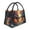 Colorful Wave Dragon Head, variant on Vsdgher Llamas Colorful Print Insulated Reusable Bags with Sturdy Zipper and Handles, Foldable Totes for Hot or Cold Food Bring or Delivery