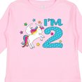 thumbnail image 4 of Inktastic I'm Two- Unicorn Second Birthday Boys or Girls Long Sleeve Toddler T-Shirt, 4 of 5