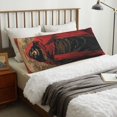 thumbnail image 5 of KLL Ultra Soft Microfiber Body Pillow Cover/Pillowcases 20"x54" with Hidden Zipper Closure-Vintage Rose Scepter Skull, 5 of 5