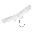 thumbnail image 5 of 15pcs Luxury Satin-padded Children's Clothes Kids' Cloth Hook Hanger Wardrobe Organiser--white, 5 of 5