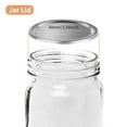 thumbnail image 2 of Regular Canning lids 100 Pcs for Mason Jars Split-Type,WOORNIGOJIN Small Mason Jar Lids LeakProof and Secure Canning Jar Caps with Red Silicone Seals(100pcs/only lids)), 2 of 6
