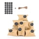 thumbnail image 2 of Calendario de Adviento LzGUNGY 24 cajas de papel kraft kit de manualidades, 2 of 5