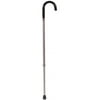 Carex Black Pewter Adjustable Round Walking Cane for All Occasions, 250 lb Weight Capacity