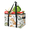 Multicolor 2, variant on CURLYOOT Cactus Plant Reusable Grocery Bag, Large Foldable Grocery Totes Shopping Bag for Groceries, Cacti Flower Shopping Bags with Handles for Kitchen Trunk Picnic