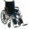 Invacare - 9000 SL - Manual Wheelchair - Desk-Length Armrest with Elevating Legrest - 18" x 16" Seat - Black
