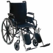 Invacare - 9000 SL - Manual Wheelchair - Desk-Length Armrest with Elevating Legrest - 18" x 16" Seat - Black