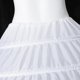 thumbnail image 4 of Vestido de novia vintage blanco largo con 6 aros y Enaguas completas, 4 of 4