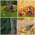 thumbnail image 3 of EeaseCA Leaf Rake Plastic Rake Gardening Rake Tool Small Garden Rake with Handle, 3 of 6
