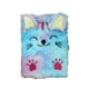 thumbnail image 2 of Diario de gato Quinlirra para niñas, cuaderno de peluche con efecto tie-dye, cuaderno de tapa dura esponjoso para escribir y dibujar, ideal para cumpleaños de niñas de 4 a 12 años (gato), 2 of 6