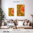 thumbnail image 3 of Elephant Stock Abstract Ii Wall Art - Vertical Multi Panel Canvas - Living Room Wall Decor - Abstract Multi Panel - Gold And Yellow Decor By Greg Simanson - 14" x 23", 3 of 4