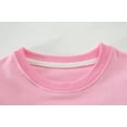 thumbnail image 4 of DDSOL Girls Sweatshirt Glitter Heart Graphic Ruffle Sleeves Shirts Pink Size 7, 4 of 8