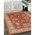 thumbnail image 3 of Ahgly Company Machine Washable Indoor Rectangle Industrial Modern Brown Sand Brown Area Rugs, 2' x 5', 3 of 7