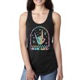 thumbnail image 2 of Wild Bobby Motherhood Some Days I Rock It Skeleton Hand Women Racerback Tank Top, 2 of 6
