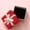 Red, variant on Exquisite Gift Box, 3.0 x 3.0 x 1.4in Elegant Small Packaging Container for Jewelry, Decorative Cardboard Present Box
